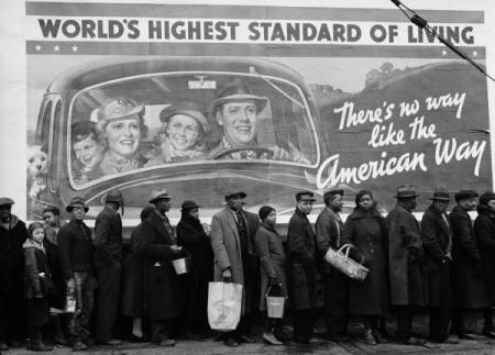 "At the time of the Louisville Flood, 1937", Margaret Bourke-White